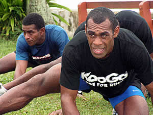 Fiji Rugby workout