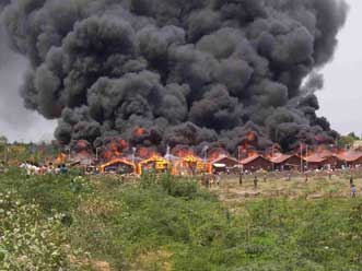 India fire
