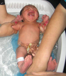 first bath